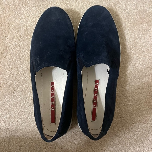 Prada suede slide sneaker - Picture 6 of 8